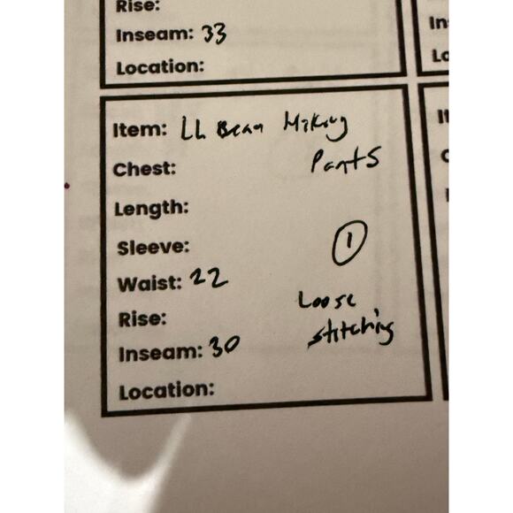 LL Bean Convertible Water Resistant Stretch Outdoor Pants Tan Khaki Mens 42x30 - Picture 3 of 10